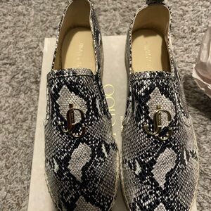 Jimmy Choo Black and White Espadrilles